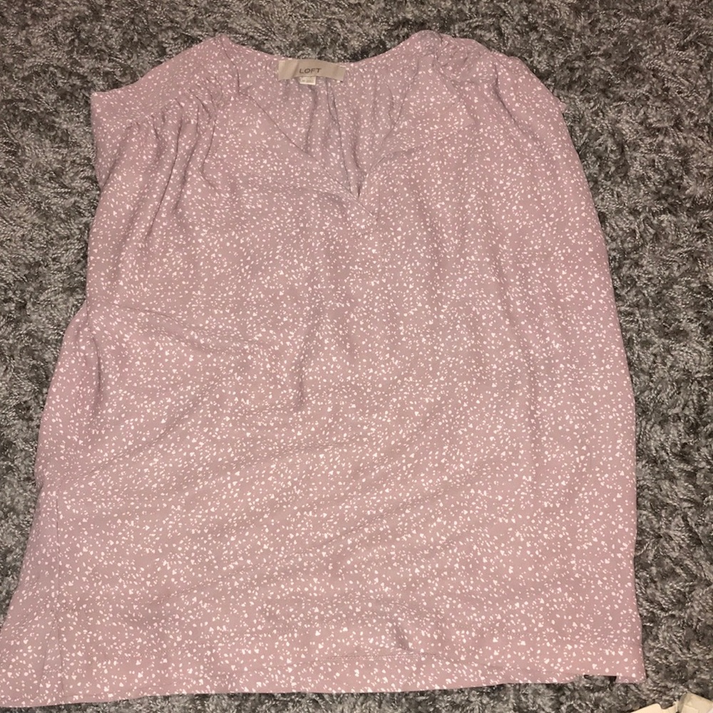 Cap sleeve Ann Taylor Loft blouse